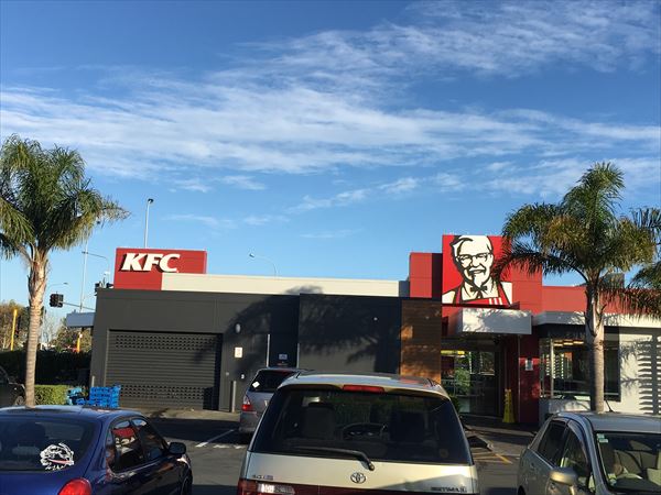 ニュージーランドのケンタッキーフライドチキン（KFC）