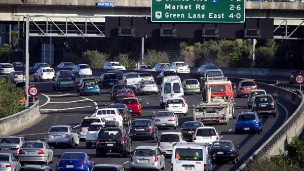 ニュージーランドの渋滞も酷い