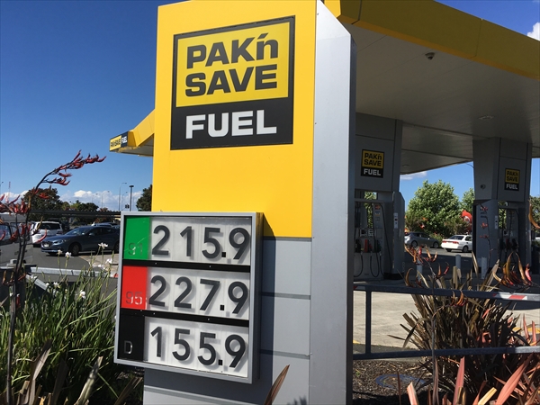 ニュージーランドのガソリンの価格
