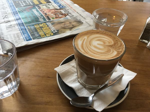 ニュージーランドのカフェではほぼエスプレッソコーヒーばかり