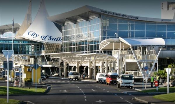 ニュージーランドのオークランド空港
